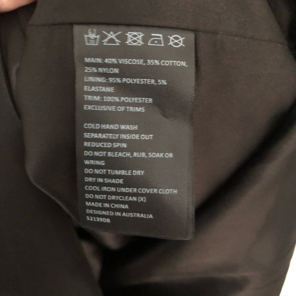 BARDOT Fiona Sleeveless Lace Midi Sheath Dress With Trumpet Hem Size XS - Picture 10 of 10